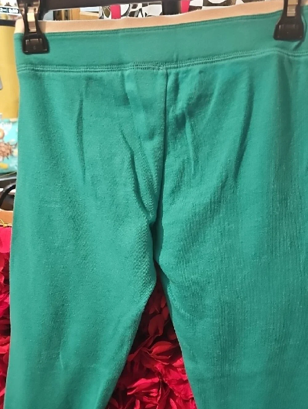 Justice Girls Teal 'Soccer Love' Jogger Sweatpants Size 10